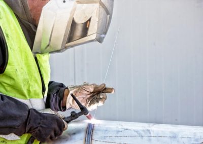Gas tig welding