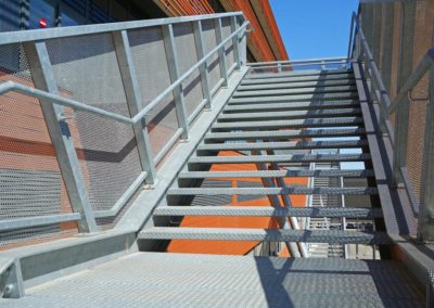 Treppe mit galvanischer